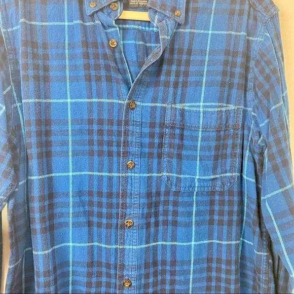 Faded Glory Men Shirt. Blue Striped. Sz S (34-36) - Picture 2 of 6